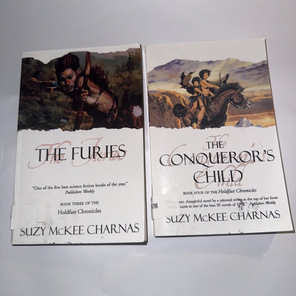 The Conqueror's Child & The Furies Holdfast Chronicles Book III & IV EXLIBRA